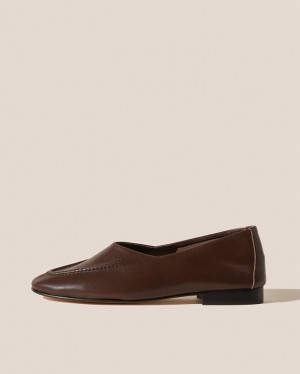 Men's Hereu Juliol High Cut Deconstructed Loafers Dark Brown | Canada-58XODEWGF