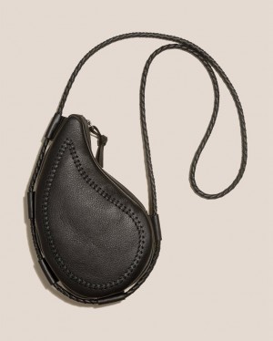 Men's Hereu Marsal Drop Shaped Crossbody Bag Black | Canada-26TJPZBKX