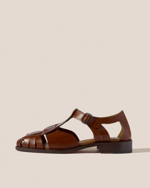 Men's Hereu Pesca Fisherman Sandals Brown | Canada-75PAQRDYU