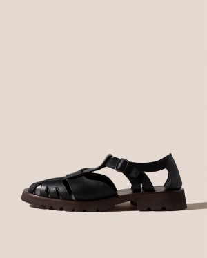 Men's Hereu Pesca Sport Fisherman Sandals Black | Canada-82PWIAUTC