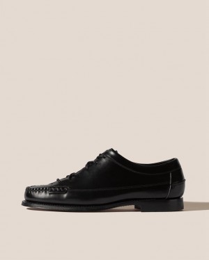 Men's Hereu Priego Lace Up Loafers Black | Canada-34FGEIBCL