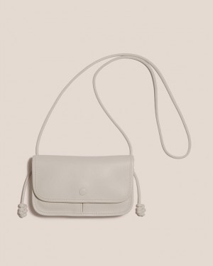 Men's Hereu Terra Mini Square-flat Crossbody Bag Cream | Canada-60ZRUQTBV