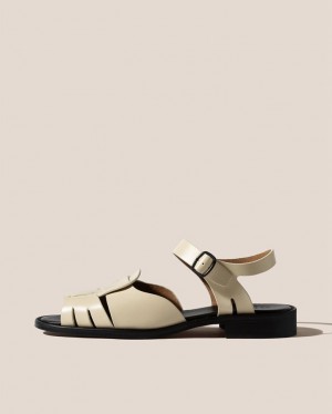 Women's Hereu Ancora Fisherman Sandals Beige | Canada-68LRFDBPE