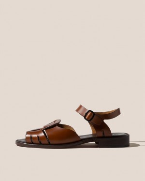 Women's Hereu Ancora Fisherman Sandals Dark Brown | Canada-62THLEGPF