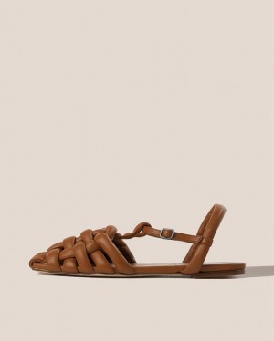 Women's Hereu Cabersa Padded Fisherman Sandals Dark Brown | Canada-32VARQZHE