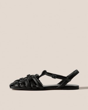 Women's Hereu Cabersa Padded Fisherman Sandals Black | Canada-93AERWFSB