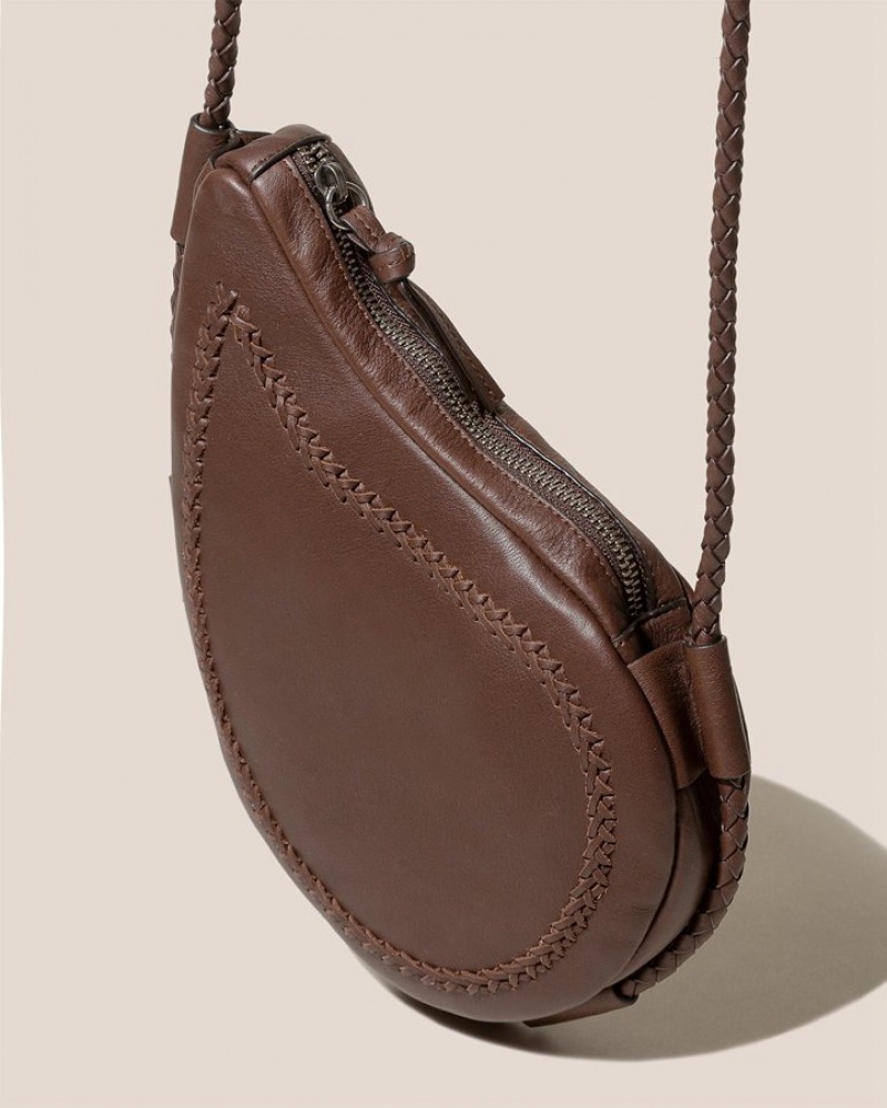 Men's Hereu Marsal Drop Shaped Crossbody Bag Dark Brown | Canada-47NIRYXJH