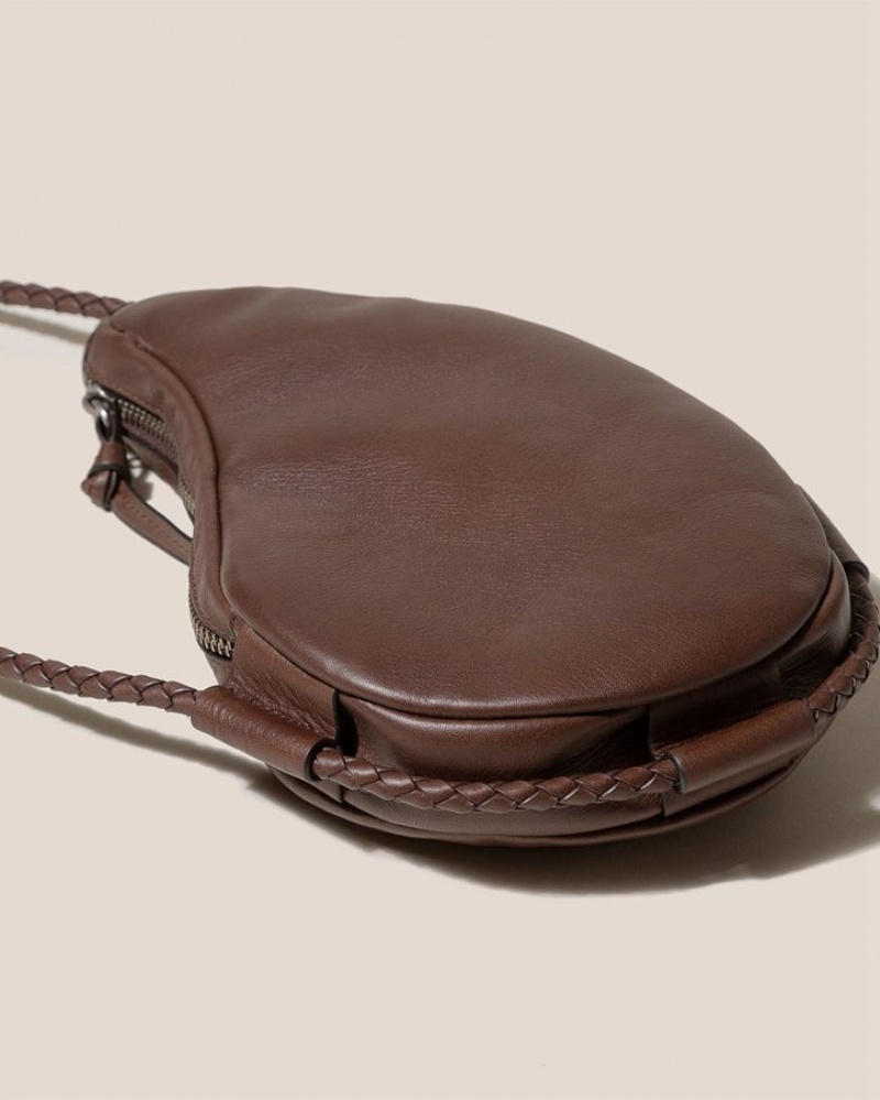 Men's Hereu Marsal Drop Shaped Crossbody Bag Dark Brown | Canada-47NIRYXJH