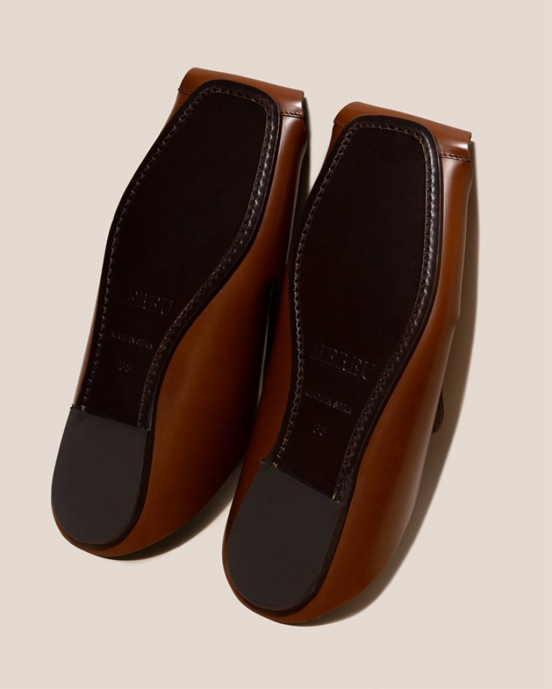 Men's Hereu Muntana Flat Fisherman Mules Brown | Canada-56SYMPVWR