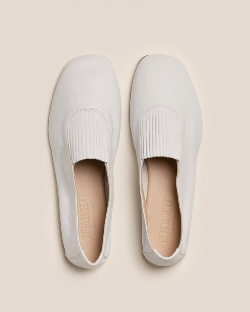 Women's Hereu Caoma Elasticated Slip On Shoes White | Canada-06RICGSDY