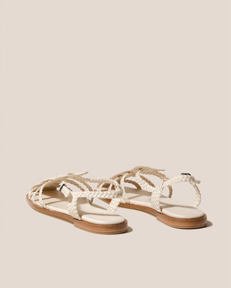 Women's Hereu Galdana Woven Strappy Sandals Light Beige | Canada-92KYJSHEC