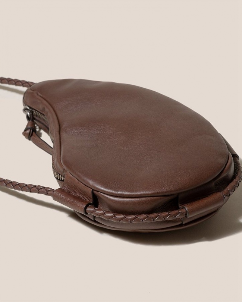 Women's Hereu Marsal Drop Shaped Crossbody Bag Dark Brown | Canada-31KFJNXHR