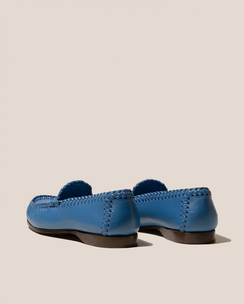 Women's Hereu Sastre Braided Seams Pull-on Loafers Blue | Canada-32INEAUTD