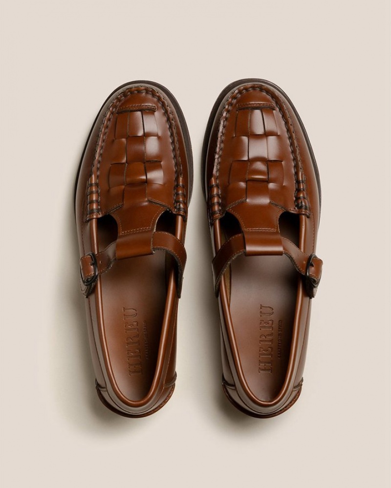 Women's Hereu Soller T-bar Loafers Dark Brown | Canada-85PLTWHOV