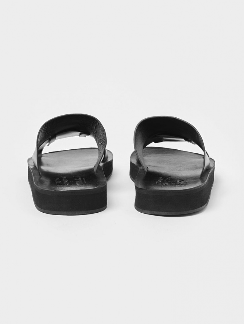 Women's Hereu Studio Nicholson X Slide Black | Canada-70VRDBKFM