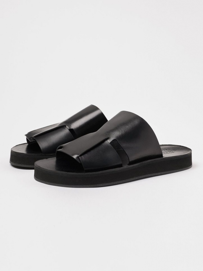 Women\'s Hereu Studio Nicholson X Slide Black | Canada-70VRDBKFM