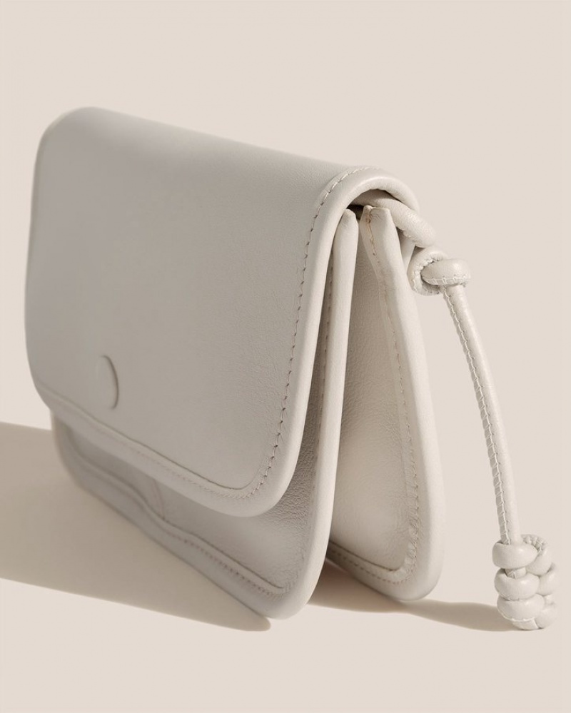 Women's Hereu Terra Mini Square-flat Crossbody Bag White | Canada-98FSEYZGP