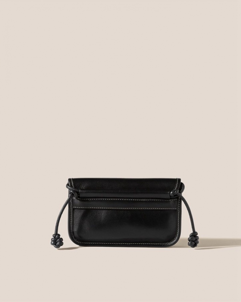 Women's Hereu Terra Mini Square-flat Crossbody Bag Black | Canada-21UOKHQRD